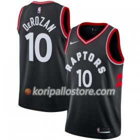 Toronto Raptors DeMar DeRozan 10 Nike 2017-18 Musta Miesten Pelipaidat Swingman 